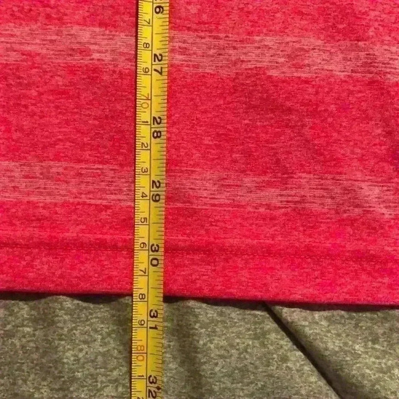 PUMA Pink Striped Performance Material Golf Polo‎ Shirt NWOT - Picture 5 of 7